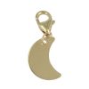 Gioielli Gioiello Italiano | Charm "Luna" In Oro Giallo 14Kt Con Moschettone