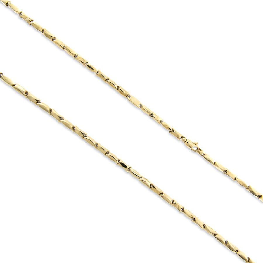 Gioielli Gioiello Italiano Catene | Catena Bambu In Oro Giallo 14Kt