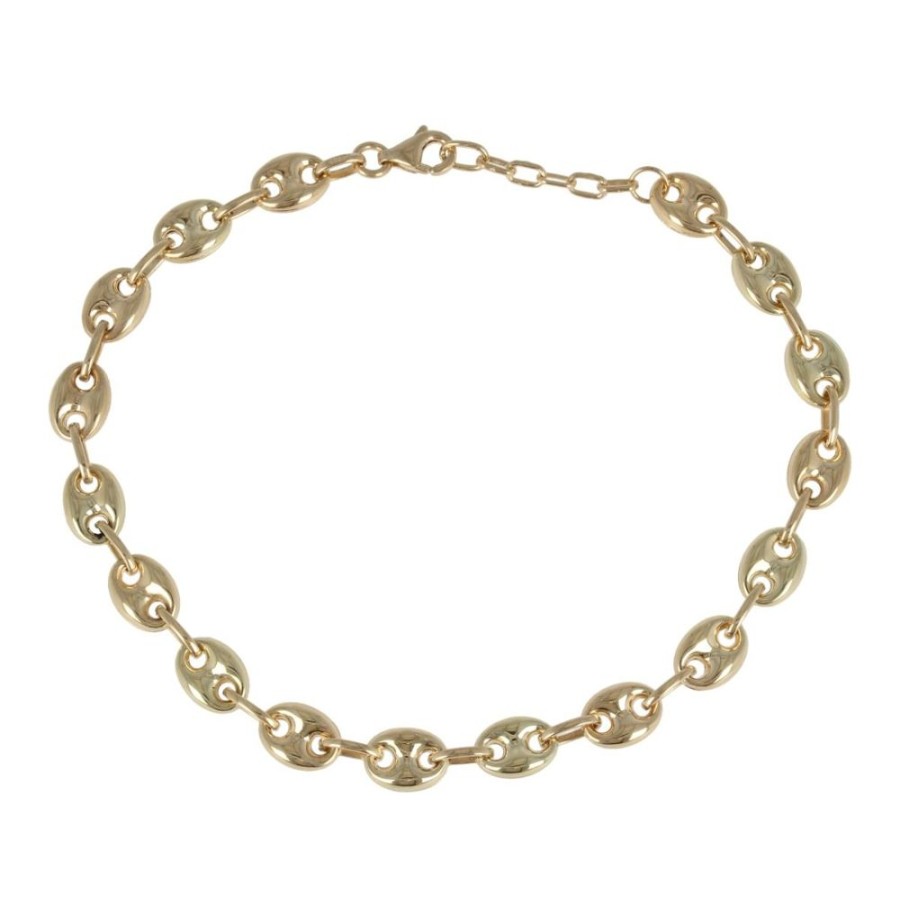 Gioielli Gioiello Italiano Oro | Bracciale "Marinaro" In Oro Giallo 14Kt Unisex