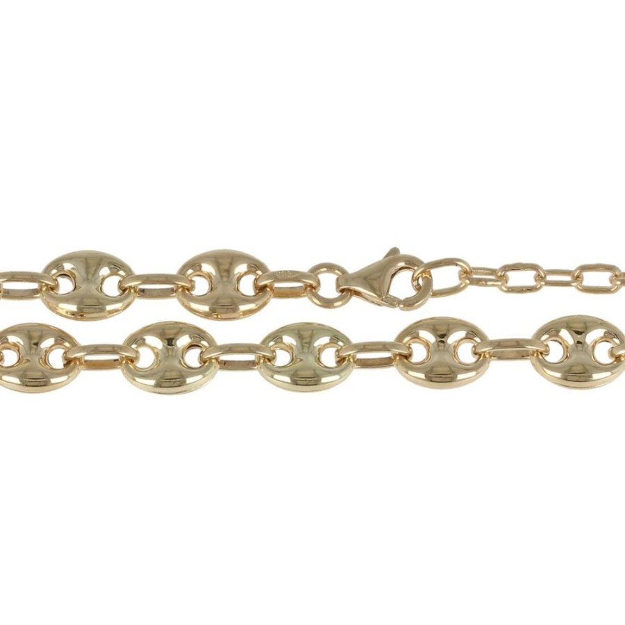 Gioielli Gioiello Italiano Oro | Bracciale "Marinaro" In Oro Giallo 14Kt Unisex