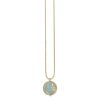 Gioielli Gioiello Italiano Oro | Collana "We" In Oro Giallo 14Kt Con Acquamarina Milk