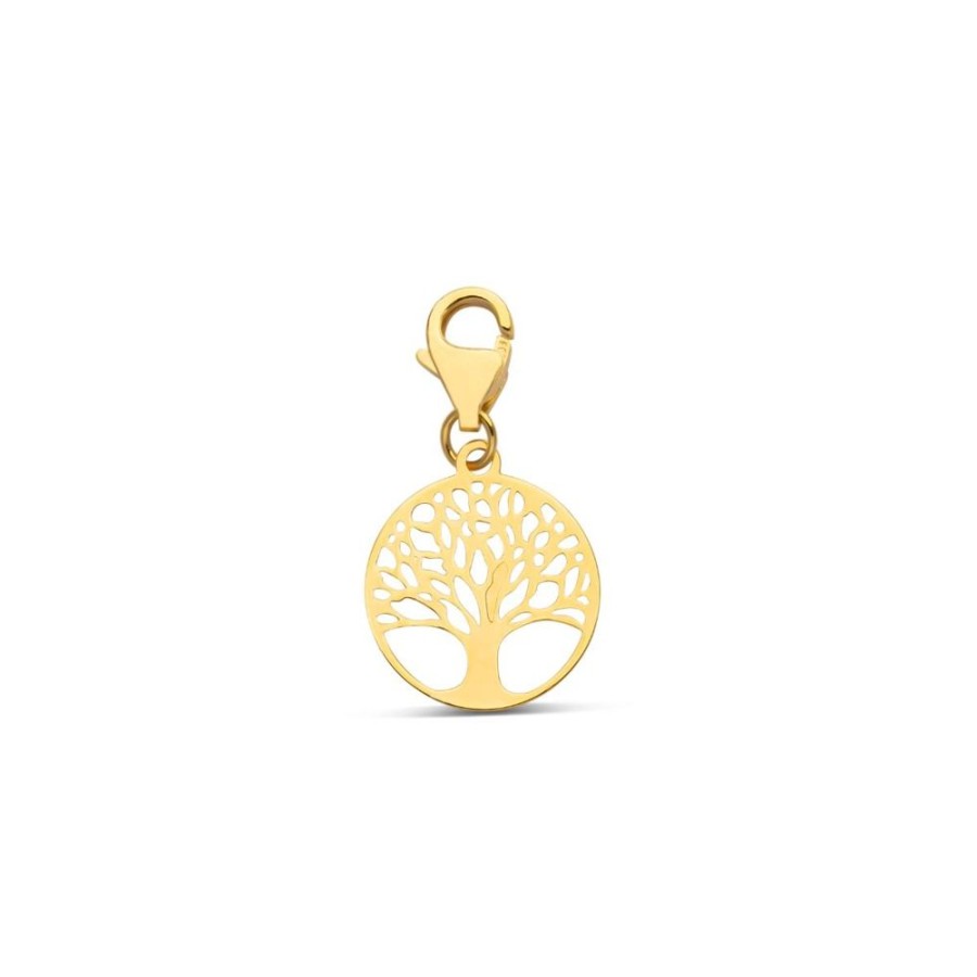 Gioielli Gioiello Italiano | Charm Albero Della Vita In Oro Giallo 14Kt