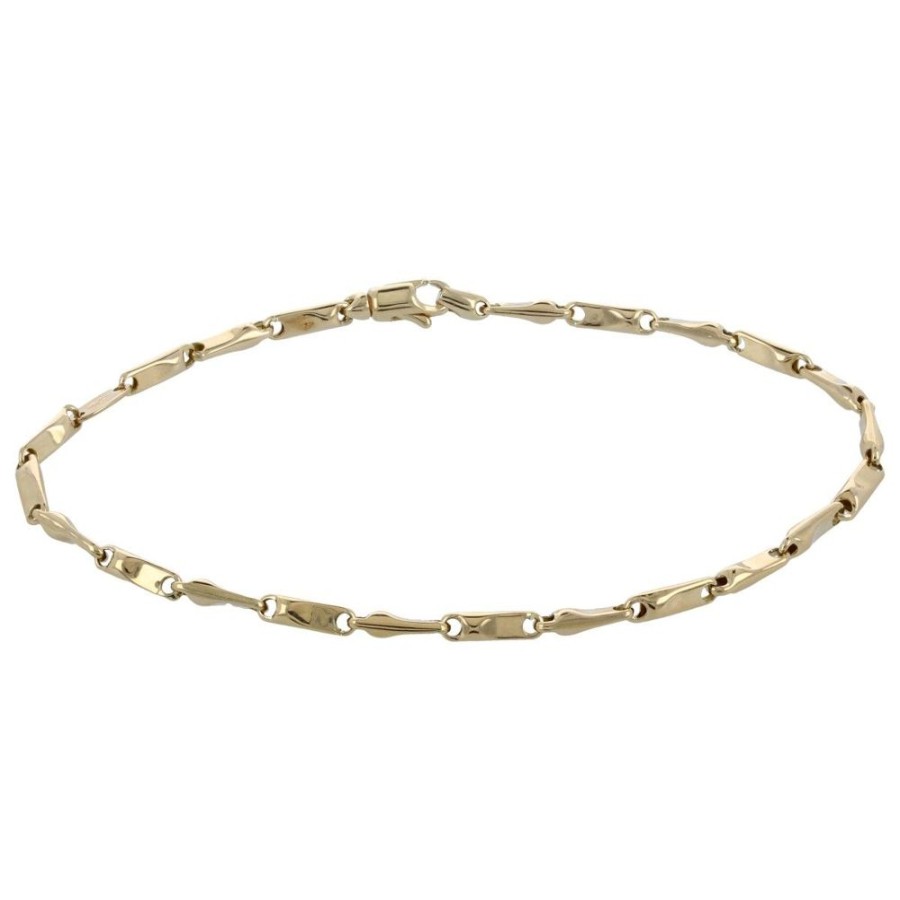 Gioielli Gioiello Italiano Oro | Bracciale Catena In Oro Giallo 14Kt