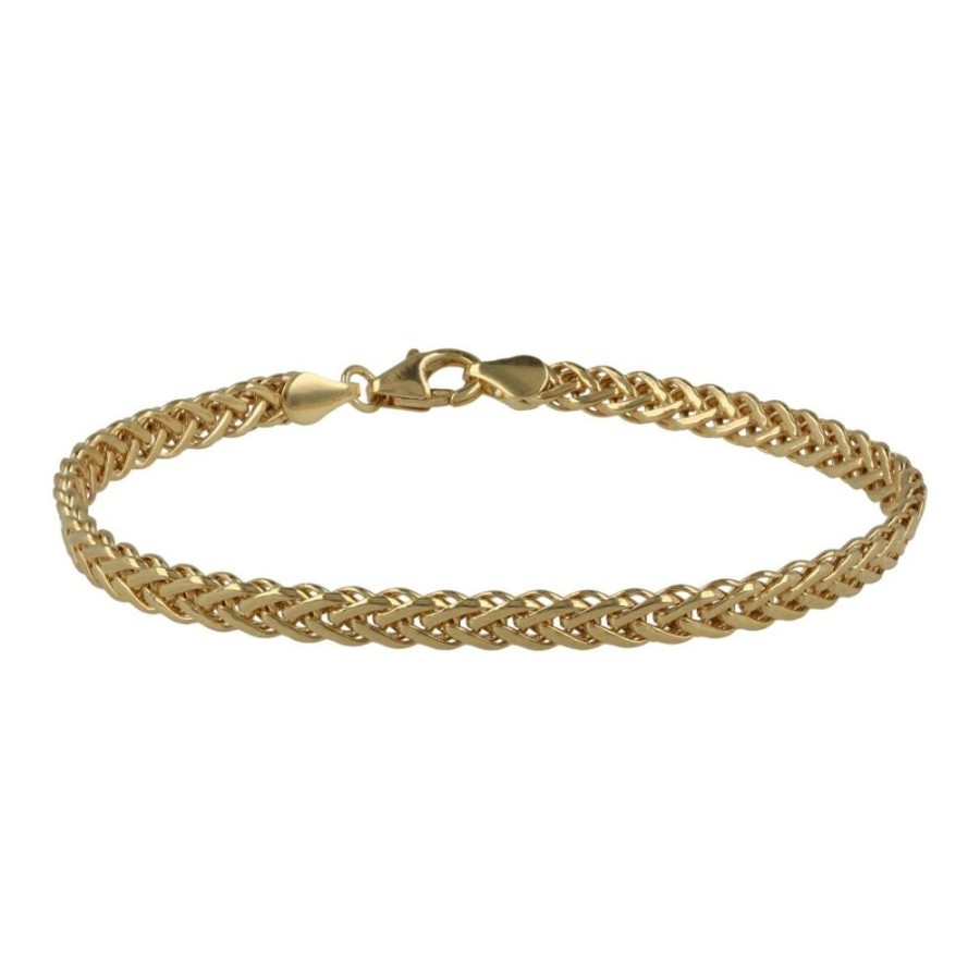 Gioielli Gioiello Italiano Oro | Bracciale Coda Di Volpe In Oro Giallo 14Kt