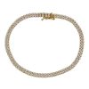 Gioielli Gioiello Italiano Tennis | Bracciale Tennis In Oro Giallo Con 158 Zirconi Bianchi