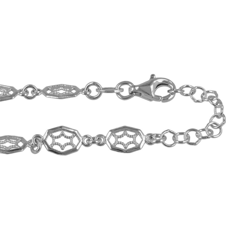 Gioielli Gioiello Italiano Argento | Bracciale Leggero In Argento Sterling 925