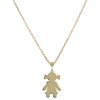 Gioielli Gioiello Italiano Oro | Collana "Bambina" Regolabile In Oro Giallo 14Kt