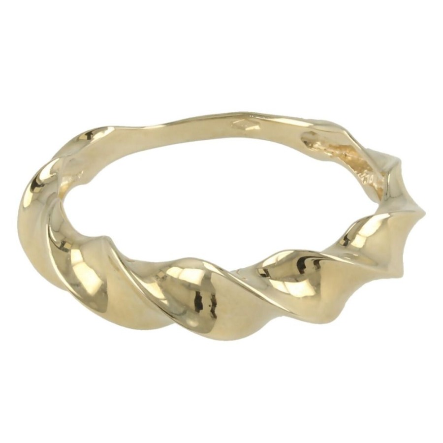 Gioielli Gioiello Italiano Oro | Anello "Twisted" In Oro 14Kt