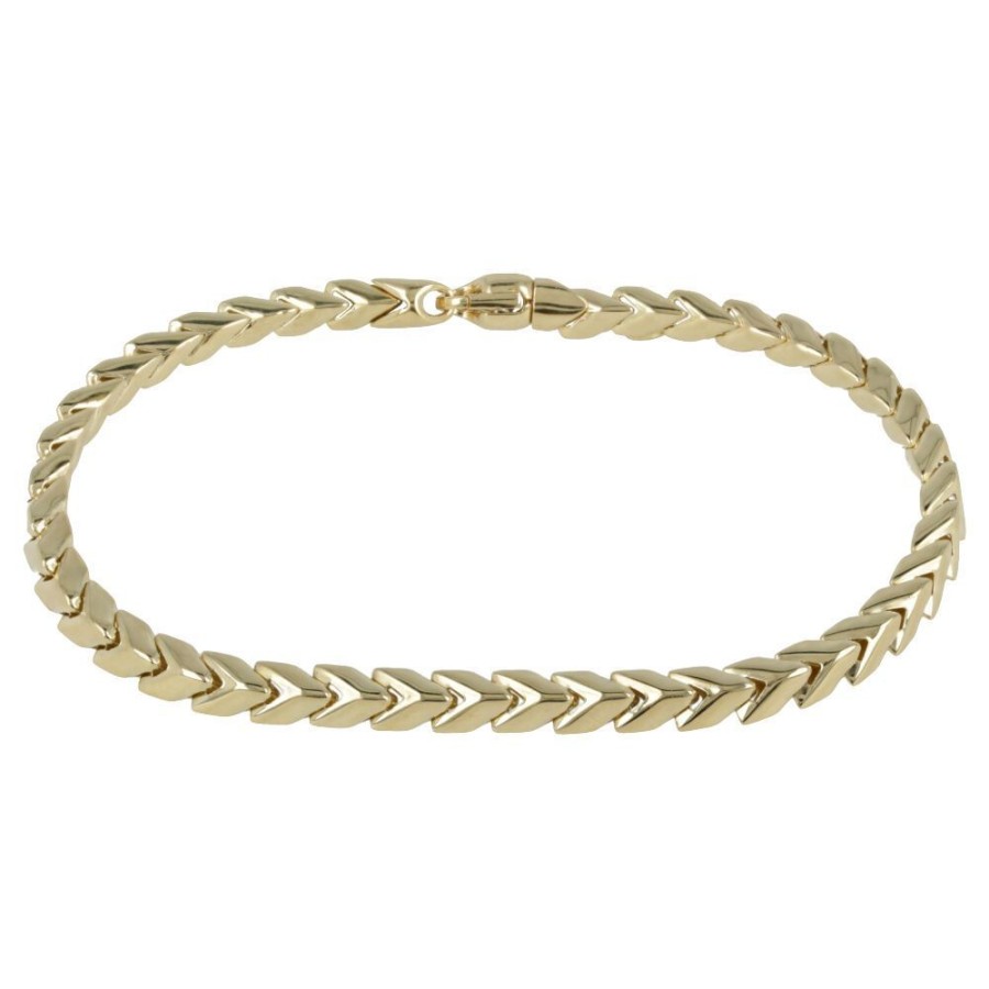 Gioielli Gioiello Italiano Oro | Bracciale "Snake" Da Uomo In Oro Giallo